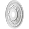 Ekena Millwork Baltimore PVC Ceiling Medallion (Canopies up to 7 3/4"), 19"OD x 3 1/2"ID x 1"P, Metallic Charcoal CMP19BACCH - alternate 4